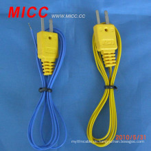 MICC Omega Mini Stecker und 2 * 30AWG PVC Isolierdraht Montage Thermoelement K Typ